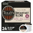 thumbnail image 1 of Tully's Coffee Breakfast Blend K-Cup Pods, Light Roast, 24 Count for Keurig Brewers, 1 of 15