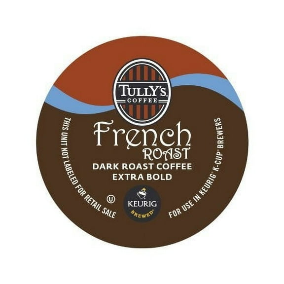 Tully's Coffee French Roast, 24-Count K-Cups for Keurig Brewers  (Pack of 2)