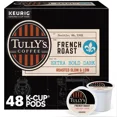 thumbnail image 1 of Tully's Coffee, French Roast, 48 K-Cup Pods, Dark Roast, 1 of 4