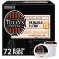thumbnail image 1 of Tully's Coffee Hawaiian Blend Keurig Single-Serve K-Cup Pods, Medium Roast, 72 Count, 1 of 3
