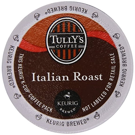 Tullys Coffee Italian Roast K - Tazas para Cerveceros Keurig - 12 Unidades