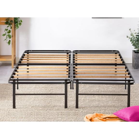Tulo by Mattress Firm 13" High Metal Platform Bed Frame, Mattress Foundation, No Box Spring Needed, Underbed Storage Space, Twin