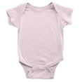 thumbnail image 1 of Tulo & Garn Baby Bodysuit Soft 100% Cotton Snapsuit  Ultra Light Pink, 18m, 1 of 2
