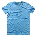 thumbnail image 1 of Tulo & Garn Mens Heather Color Cotton Poly Blend 60/40 Tee Heather Blue, Medium, 1 of 2