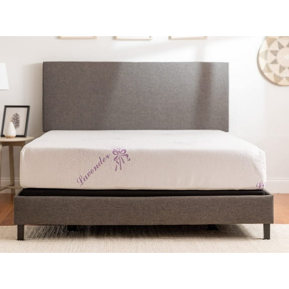 Tulo by Mattress Firm 10" King Mattress Memory Foam Lavender Mattress in a Box, Pressure Relief