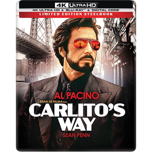 Carlito's Way (Steelbook) (4K Ultra HD + Digital Copy) Drama, Universal