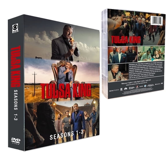 Tulsa King: The Complete Series (Seasons 1-3) - 9-Disc Region Free DVD Set (New & Sealed)