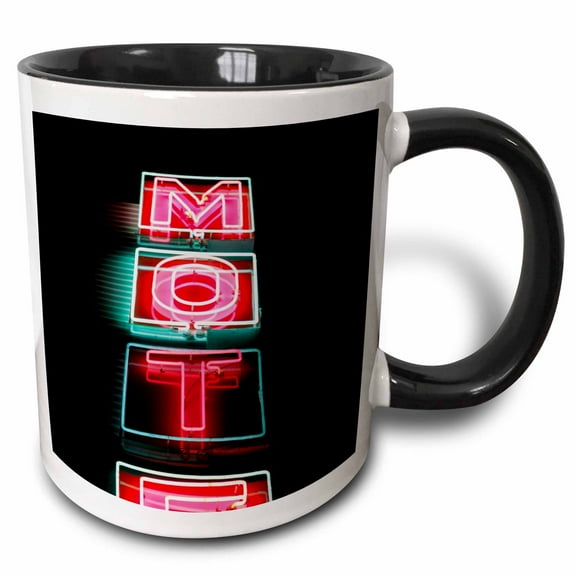 3drose, Tulsa, Oklahoma, Usa. Route 66., 11oz Two-tone Black Mug