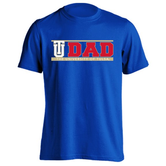 Tulsa University Golden Hurricane Dad Proud Parent Short Sleeve T-Shirt
