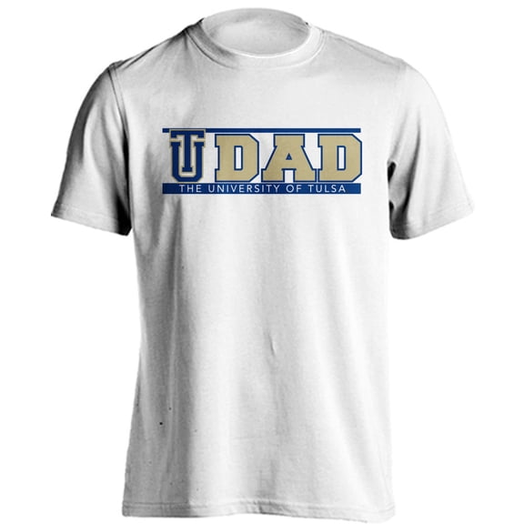 Tulsa University Golden Hurricane Dad Proud Parent Short Sleeve T-Shirt