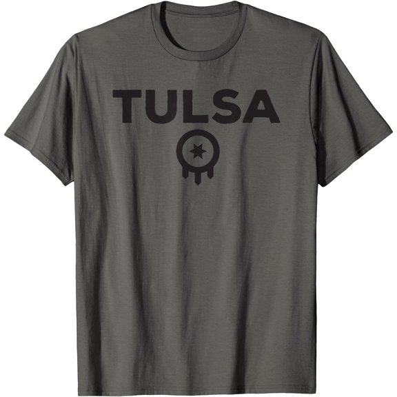 Tulsa with Logo – Simple Bold Design T-Shirt, Unisex T-Shirt