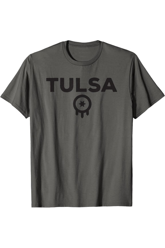 Tulsa with Logo – Simple Bold Design T-Shirt, Unisex T-Shirt