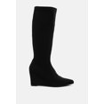 thumbnail image 1 of Tulsha Microfiber Wedge Heel Boots, 1 of 10