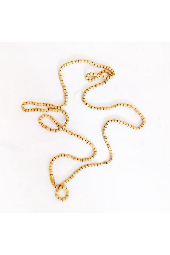 Tulsi Mala 244+1 Beads Prayer Jaap Mala Necklace Hindu Spirituals Rosery For Gift-30 in (4 mm)