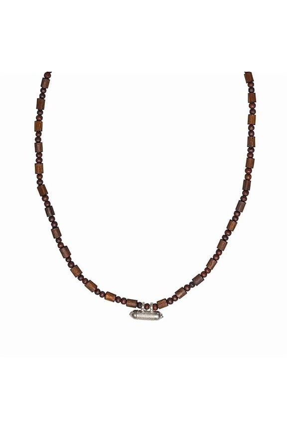 Tulsi Mala with Narasimha Kavacha for Men & Women, Wooden Necklace (Pack of 1) From Mayapur