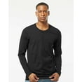 thumbnail image 1 of Tultex 591 Unisex Premium Cotton Long Sleeve T-Shirt-Black-3XL, 1 of 5