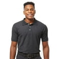 thumbnail image 1 of Tultex Men’s Sport Pique Polo, Short Sleeve, 50/50 Cotton-Polyester, Heather Charcoal, 1-Pack, S-2XL, 1 of 7