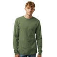 thumbnail image 1 of Tultex Unisex Fine Jersey Long Sleeve T-Shirts, 100% Ring-spun USA Cotton Crewneck Tee Shirts (Military Green , XL), 1 of 8