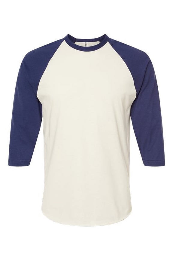 - Unisex Fine Jersey Raglan T-Shirt - 245 - Vintage White/ Inked India
