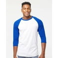 thumbnail image 1 of Tultex Unisex Fine Jersey Raglan T-Shirt, 1 of 5