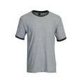thumbnail image 1 of Tultex - Unisex Fine Jersey Ringer T-Shirt - 246 - Heather Grey/ Heather Charcoal, 1 of 2
