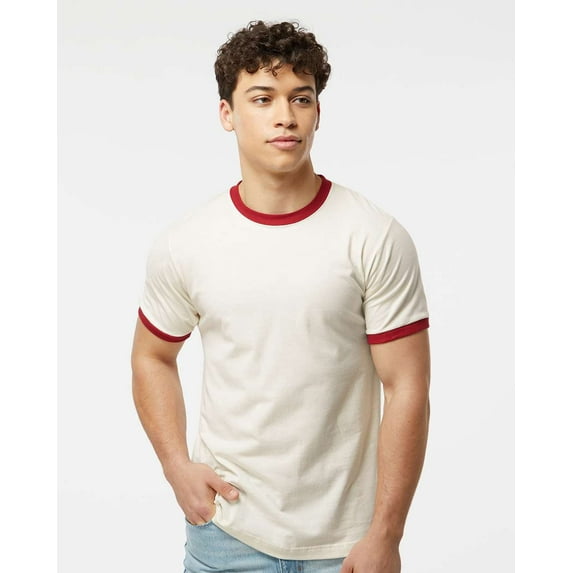 Tultex Unisex Fine Jersey Ringer T-Shirt