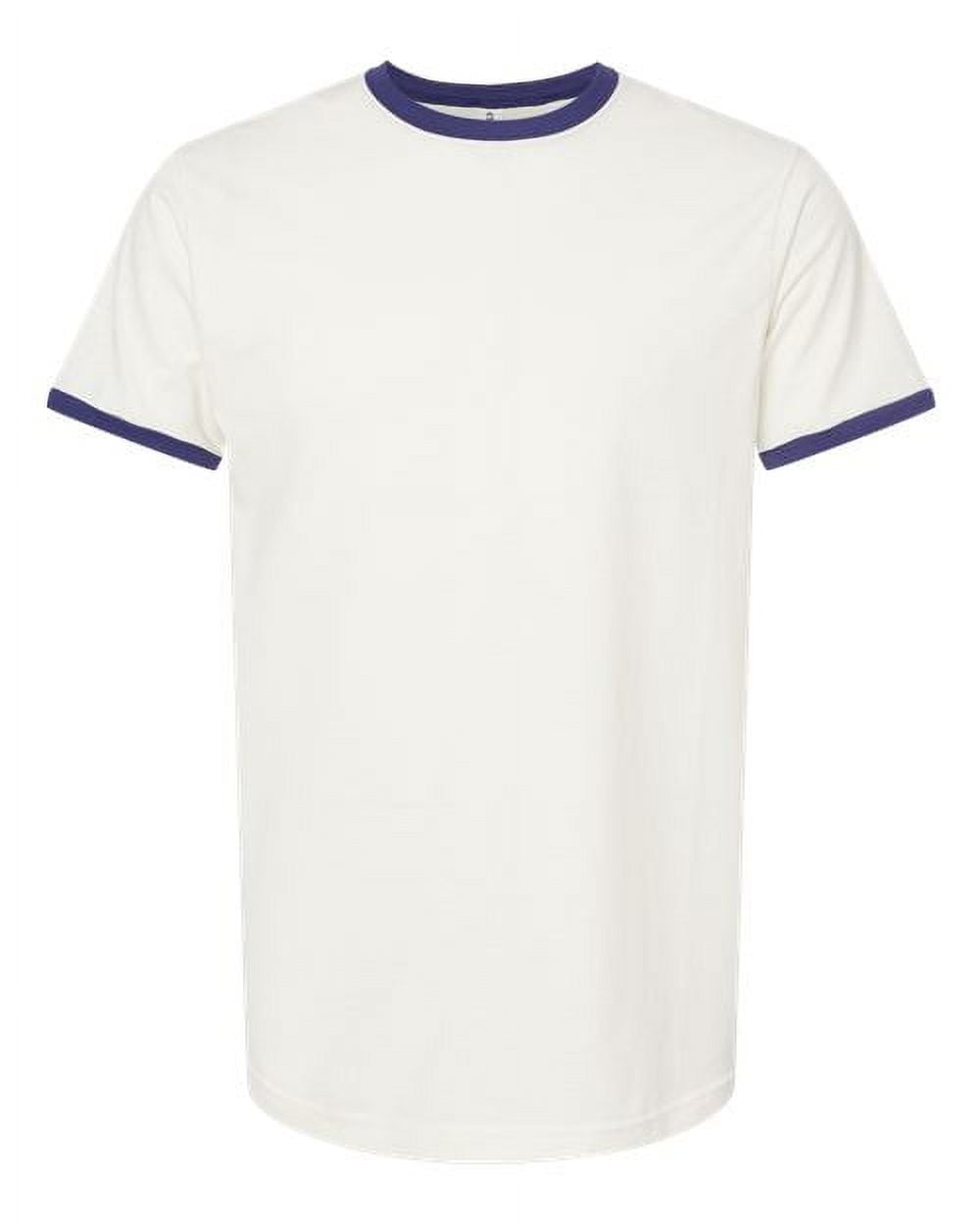 Tultex Unisex Fine Jersey Ringer T-Shirt - Walmart.com