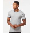 thumbnail image 1 of Tultex Unisex Fine Jersey Ringer T-Shirt, 1 of 5