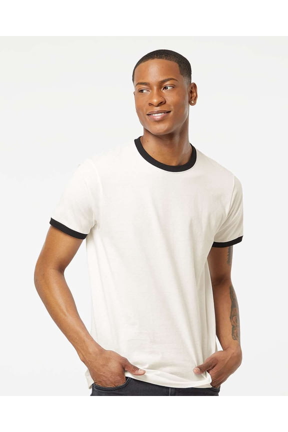 Unisex Fine Jersey Ringer T-Shirt