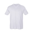 thumbnail image 1 of Tultex - Unisex Fine Jersey V-Neck T-Shirt - 206 - White - Size: 3XL, 1 of 3
