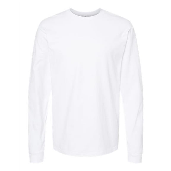 Tultex - Unisex Heavyweight Jersey Long Sleeve T-Shirt - 291 - White - Size: 2XL