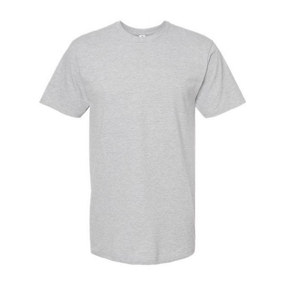Tultex - Unisex Heavyweight Jersey T-Shirt - 290 - Heather Grey - Size: M