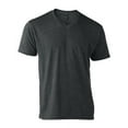 thumbnail image 1 of Tultex - Unisex Poly-Rich V-Neck T-Shirt - 207 - Heather Charcoal - Size: 3XL, 1 of 2