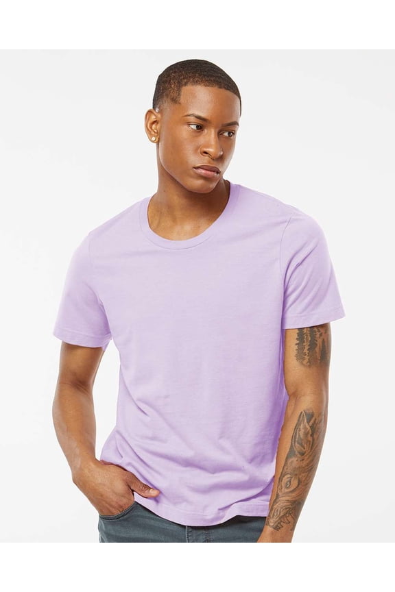 - Unisex Premium Cotton T-Shirt - 502 - Lavender - Size: 2XL