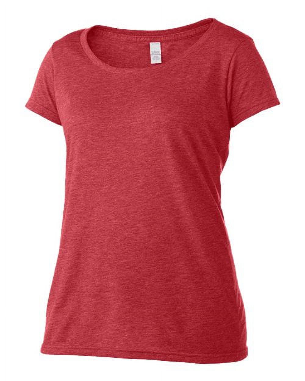 Tultex - Women's Poly-Rich Scoop Neck T-Shirt - 243