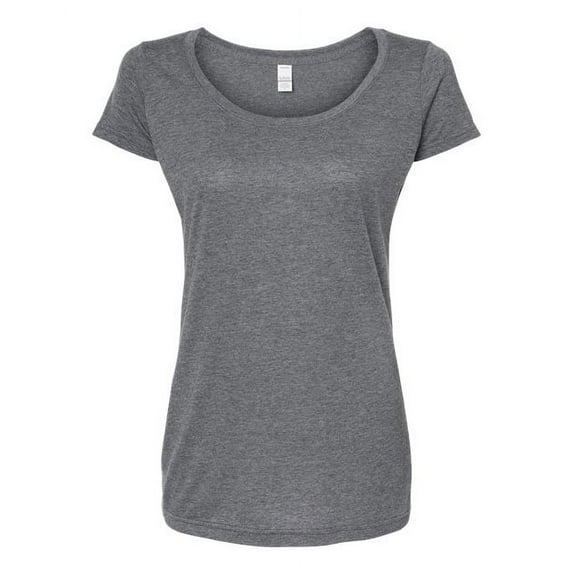 Tultex - Women's Poly-Rich Scoop Neck T-Shirt - 243