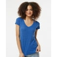 thumbnail image 1 of Tultex Women's Poly-Rich V-Neck T-Shirt, 1 of 2