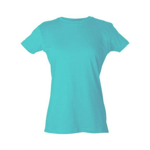 Tultex Women's Slim Fit Fine Jersey T-Shirt Size up to 3XL