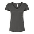 thumbnail image 1 of Tultex Women's Slim Fit Fine Jersey V-Neck T-Shirt 214, 1 of 2