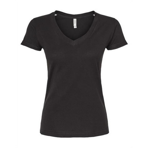 Tultex Women�'s Slim Fit Fine Jersey V-Neck T-Shirt
