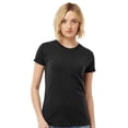 thumbnail image 1 of Tultex Women’s Slim Fit T-Shirt, Women's Short Sleeve Tee, Soft Ring-Spun Cotton Tee, Black, L, 1 of 5