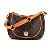 Tulum Handbag Monogram Canvas PM By Rebag