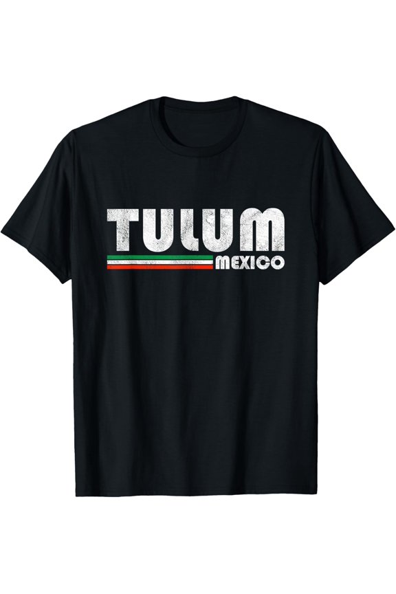Tulum Mexico Retro Vintage Travel Vacation Gift T-Shirt