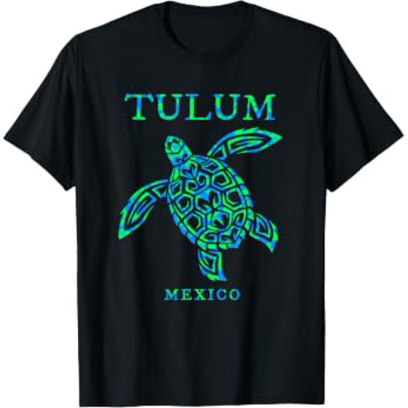 Tulum Mexico Sea Turtle Boys Girls Toddler Womens Souvenir T-Shirt