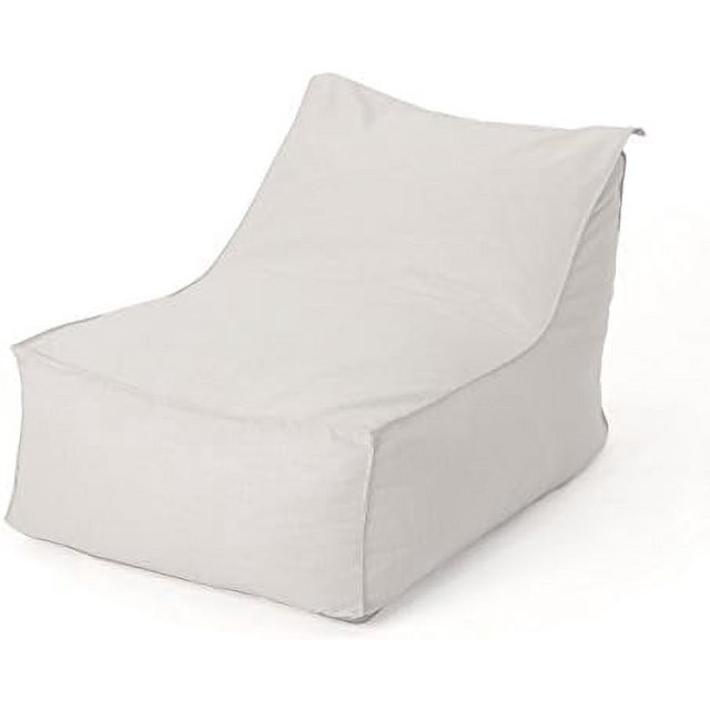 Tulum Outdoor Dark Grey Water Resistant Fabric Bean Bag Lounger