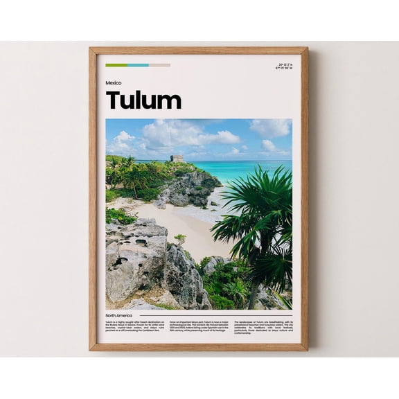Tulum Poster, Tulum Print, Tulum Photo, Tulum Art, Mexico Poster, Mexico Print, Travel Poster Gift, 12x18 UNFRAMED