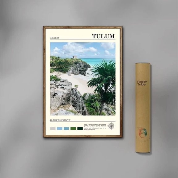 Tulum Print Mexico Wall Art Tulum Poster Tulum Photo Tulum Como Poster Home Decor Office Wall Art