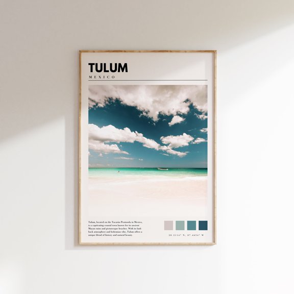 Tulum Print Tulum Mexico Tropical Mexico Travel Wall Art Tulum Photo Tulum Mexico Artwork P #094