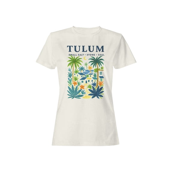 Tulum Tropical Escape Artwork Women's T-shirt