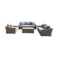 thumbnail image 1 of Tulum Two-Tone Dark Beige Aluminum Frame Deep Seating Set in Light Beige Cushion, 1 of 1